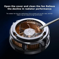 Memo Cx07 Mobile Phone Magnetic Cooling Fan Radiator Cool Heat Absorber For Ios Iphone Android Random Color
