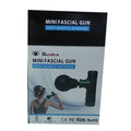 Black Mini Facial Gun Portable Deep Muscle Face Massager For Gym And Home Use