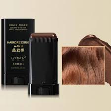 Ehmznv Hair Color Wand | Hairdressing Dye Hairdressing Wand Instant Root Touch-Up – Natural Hair Color Stick for Hair Coverage - Black & Brown (20g) - Black