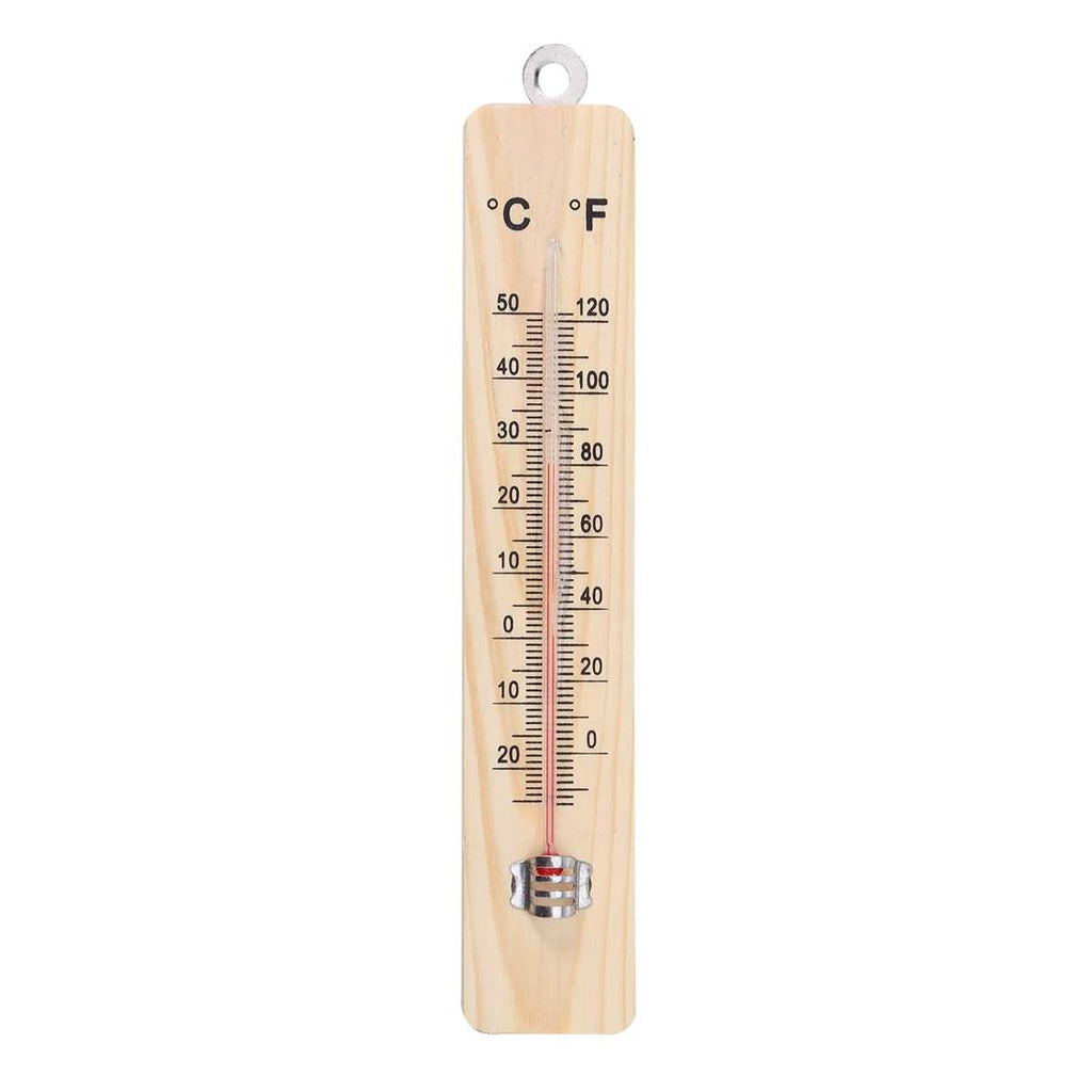 Wall Thermometer Wood Room Temperature Meter Durable Reliable Easy To Read Practical Choice For Home Office Garden And Laboratory Use