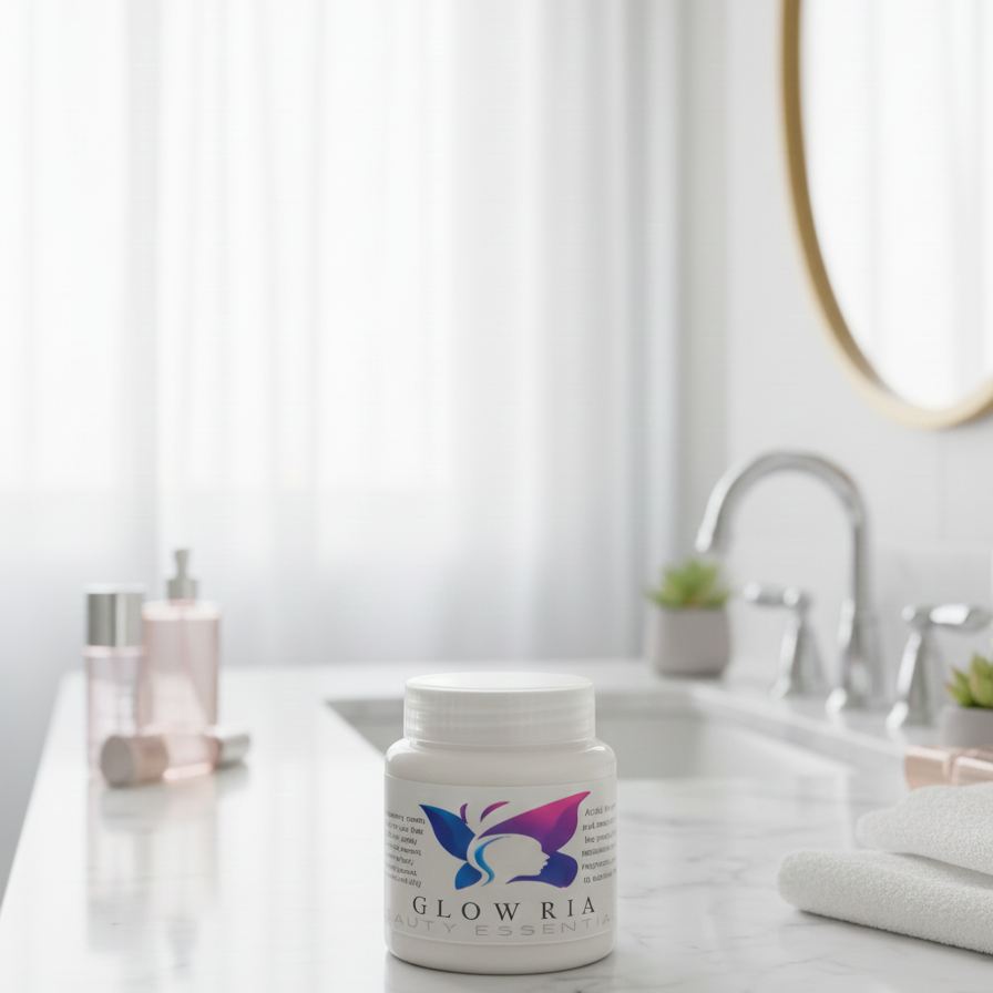 Glow Ria Zafrani Whitening Cream Natural Skin Care Formula Brightens Complexion Reduces Dark Spots Enhances Smooth Radiant Glow - 200g