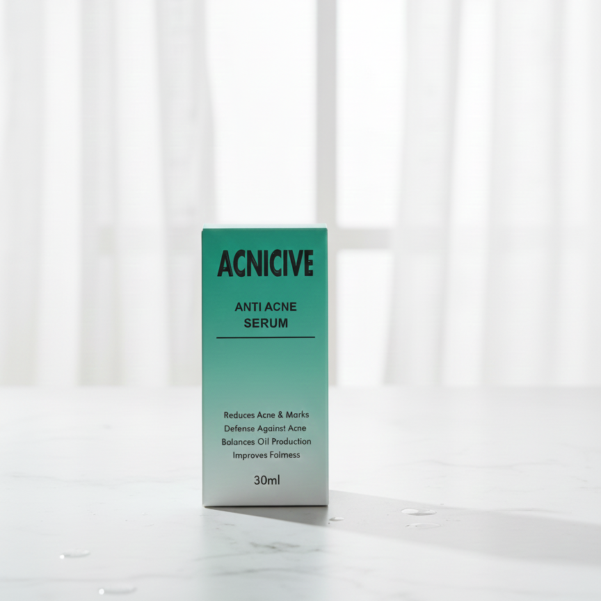 Acnicive Anti Acne Serum Gentle Formula Reduces Breakouts Clears Impurities Improves Skin Texture Provides Smooth And Healthy Look For Daily Use - 30ml
