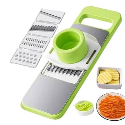 5in1 Vegetable Cutter | Multifunctional Stainless Steel Vegetable Cutter & Slicer | Kitchen Tool