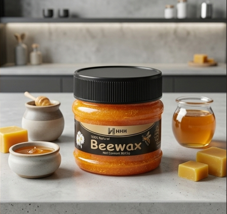 100% Natural Beewax - Premium Wood Seasoning & Furniture Polish - 85g Jar - small