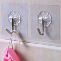 Transparent Self-Adhesive Wall Hooks – Strong Hold, No Drill, Damage-Free Hanging - Pack of 10