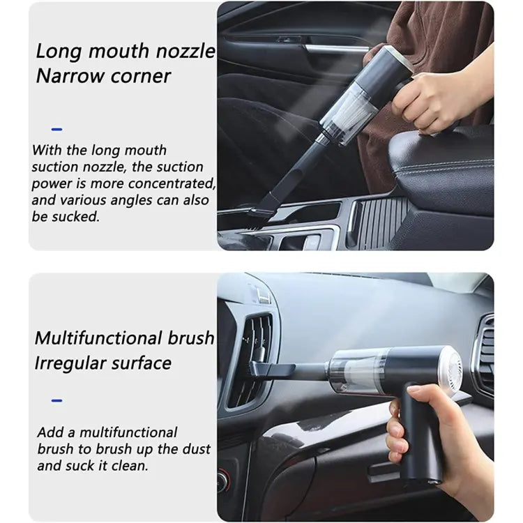 Vacuum Cleaner Household Powerful 2 In 1 Dual Mode Cordless Handheld Wireless Handy Portable Light Weight Vacuum Cleaner 2