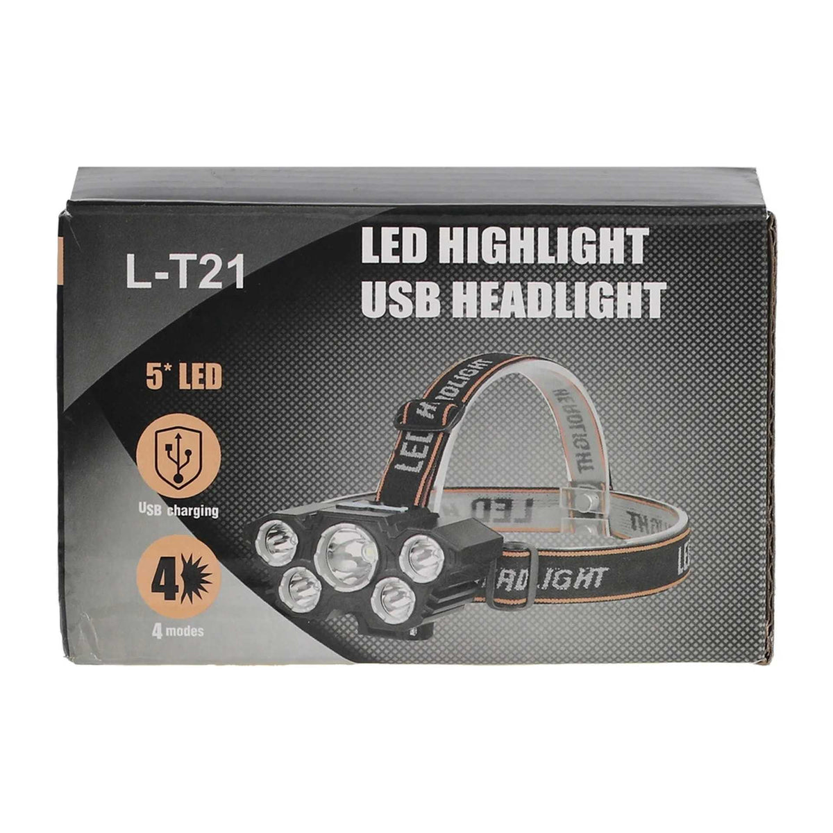 L-T21 LED Highlight USB Headlight - Lighting Product Designed For Illumination And Daily Lighting Routine