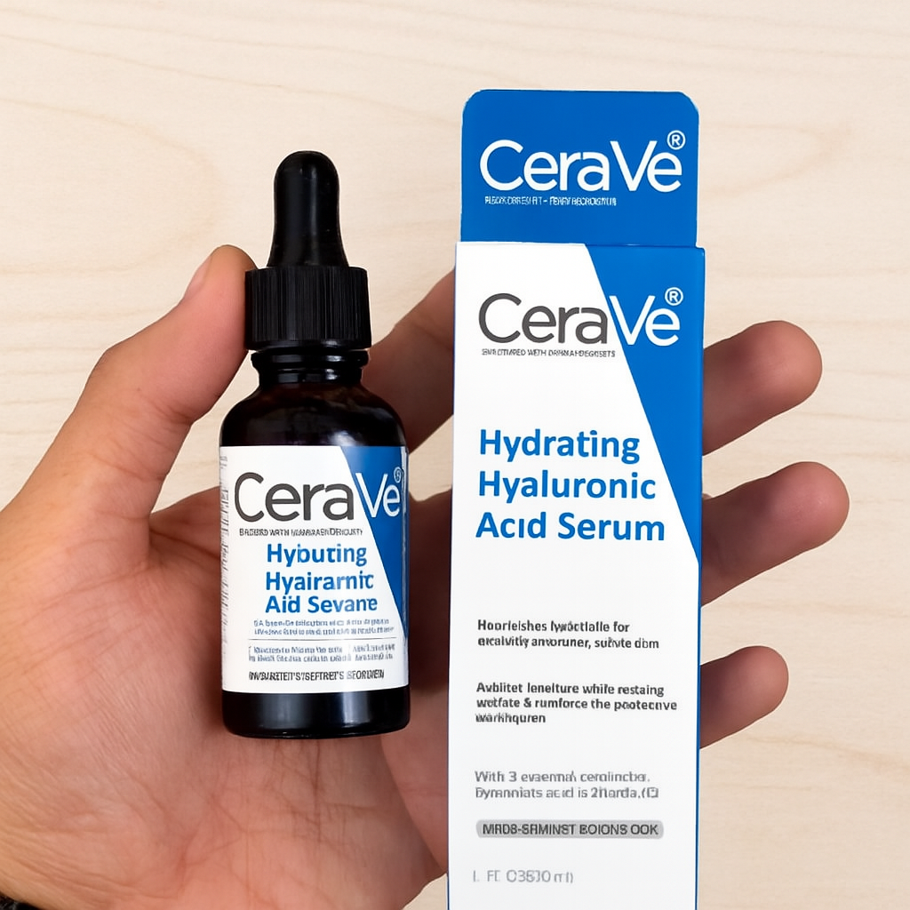 Cerave Hydrating Hyaluronic Acid Serum 30ml – Lightweight Face Serum For Intense Hydration, Smooth Skin Texture, And Long Lasting Moisture Retention