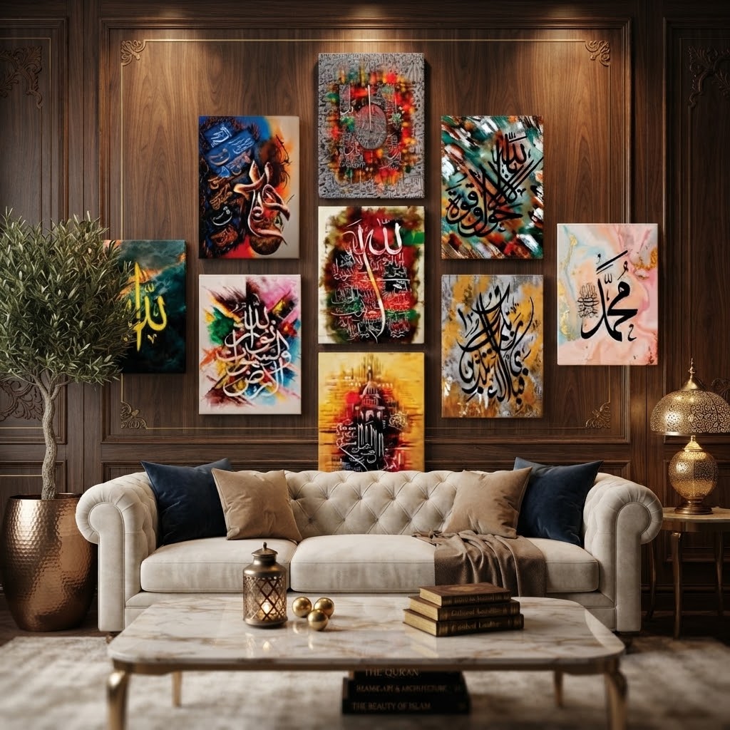 Set of 9 Premium Wall Art Photo Tiles – Modern Home Decor Sets 8x11