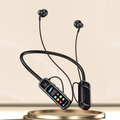 Bluetooth 5.4 Wireless Neckband Earphones with Voice Changer, ENC Noise Cancellation, LED Display, HiFi Deep Bass & 50 Hours Playtime