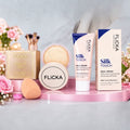 3 In 1 Flicka Glowy Makeup Deal - Personal Care Accessory Designed For Styling And Daily Routine - Ivory