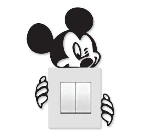 Miki Mouse Shape Wooden Wall Art – Cute Animal Design Decorative Wooden Piece For Home, Kids Room, Or Office Wall Decor (5 Inches)