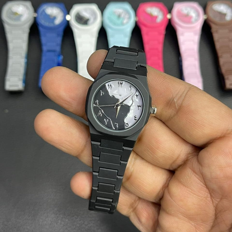Women's Mini Aura Watch Providing Elegant Design Comfortable Use Stylish Appearance And Everyday Wear - White