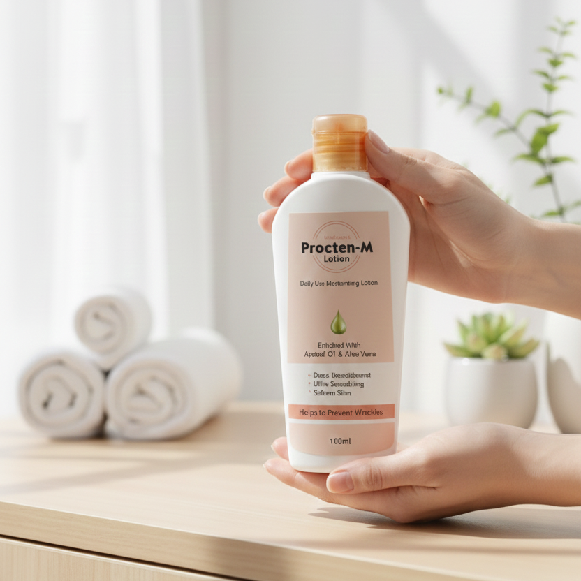 Procten M Lotion Gentle Formula Smooth Application Nourishes Skin Provides Comfort Hydrates Effectively And Supports Daily Skincare Needs - 100ml