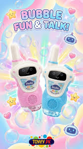 2 Pcs Intercom Bubble Machine Walkie Talkie Kids Bubble Maker Toy Fun Outdoor Bubble Blower Toy For Kids