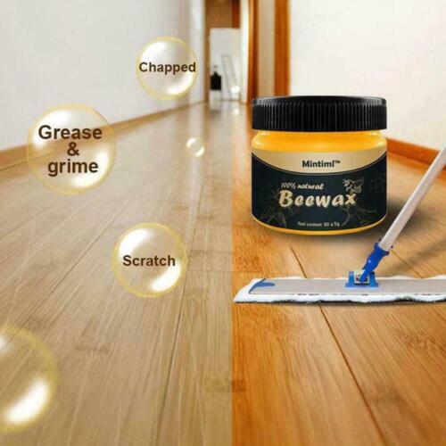 100% Natural Beewax - Premium Wood Seasoning & Furniture Polish - 85g Jar - small