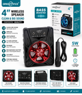 Greeintince GTS-1779 4" Wireless Speaker with Wired Microphone