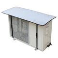 AC Outdoor Unit Sunshade Cover – Silver Foil Reflective Heat Shield & Dust Protector for Air Conditioner External Units | With Clip