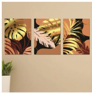 Set of 3 Premium Wooden Wall Art Photo Tile Frames (8×11 Inches) – Spiritual Home Décor