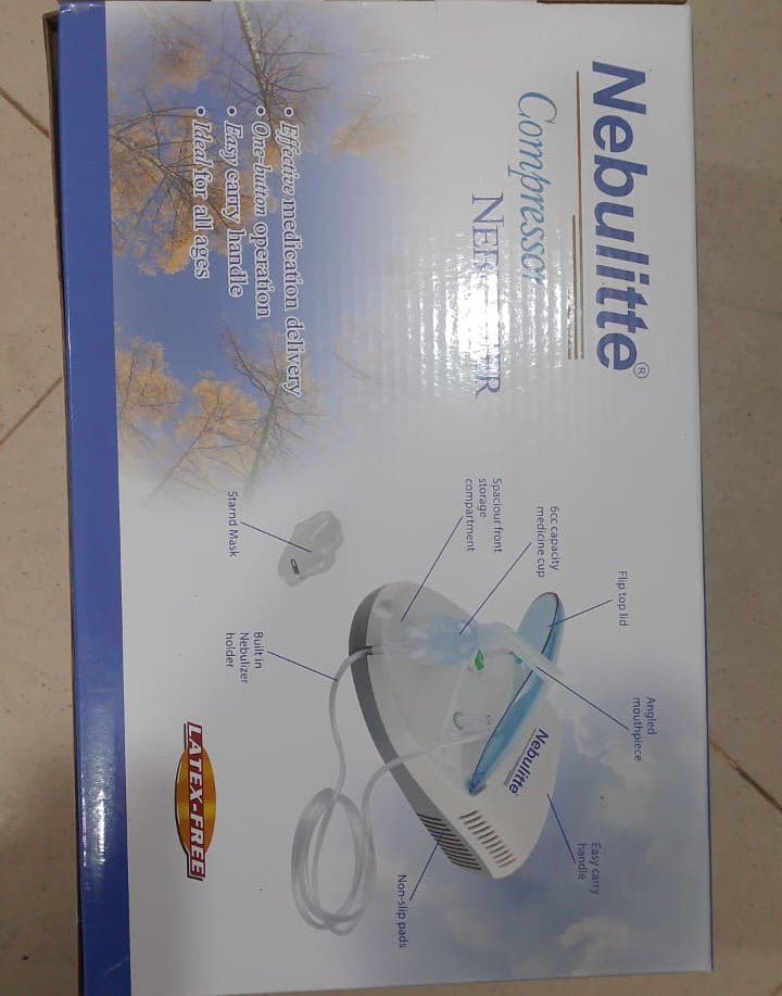 Nebulite Compressor Nebulizer Machine With Reliable Performance And Compact Design For Easy Breathing Support