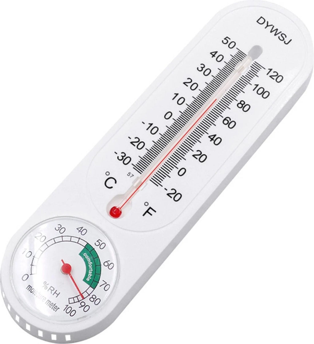 Wall Mounted Thermometer Hygrometer Moisture Meter Plastic Wall Hanging Thermometer for Indoor Outdoor Home Garden Greenhouse Planting Humidity , Incubator households, laboratories, vegetable greenhouses, agriculture, Temperature Meter Instrument