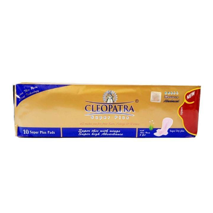 Cleopatra Super Plus Sanitary Pads – Pack of 10 Maxi Thick Pads