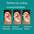 Pack Off 6 Ear Pick With Storage Bag Dig Ear Wax Remover Cleaner Care Portable Travel Kit Cleaner Spoon