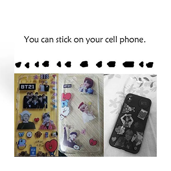 BTS All Member K‑Pop Sticker Sheet 4x6 Inches Waterproof Durable High Quality Print PVC Practical Choice For Fans Laptop Notebook And Decoration