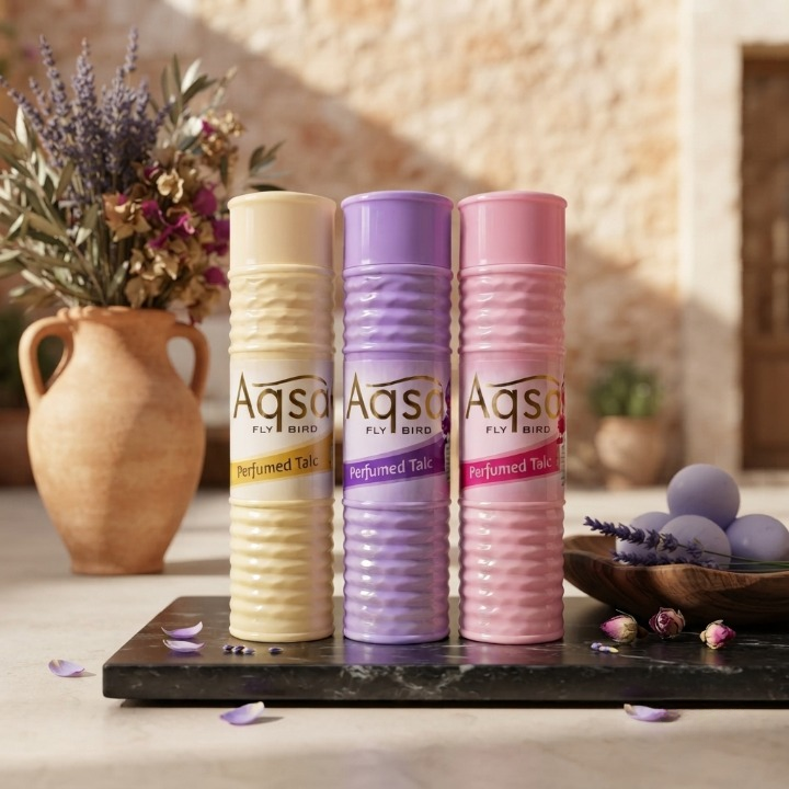 Aqsa Perfume Talcum Powder Long Lasting Fragrance Smooth Texture Durable Reliable Practical Choice For Daily Freshness And Comfort | Random Color