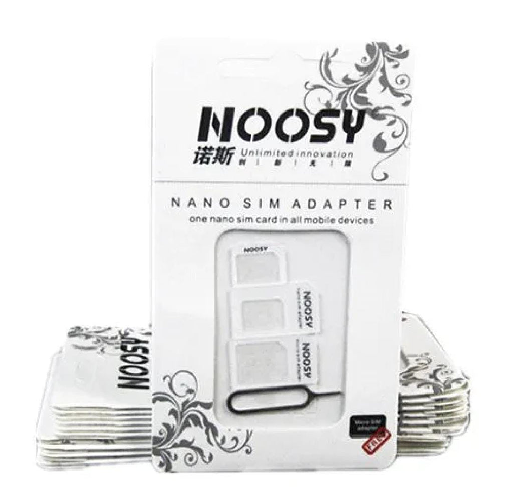 Noosy 4-In-1 SIM Card Adapter Kit - Electronic Accessory Designed For SIM Conversion And Mobile Device Connectivity Routine
