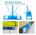 Mop Floor Cleaner Home Cleaning Supply Flat Mop Microfiber Wet Dust Mop Wet Dry Mop Random Colors 4