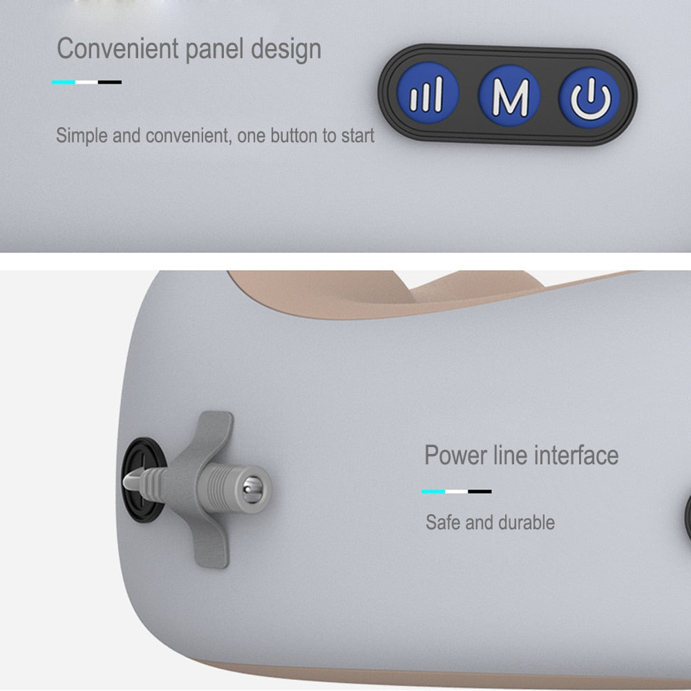 Jinserta Neck Cushion Massager Usb Charging Massage Pillow