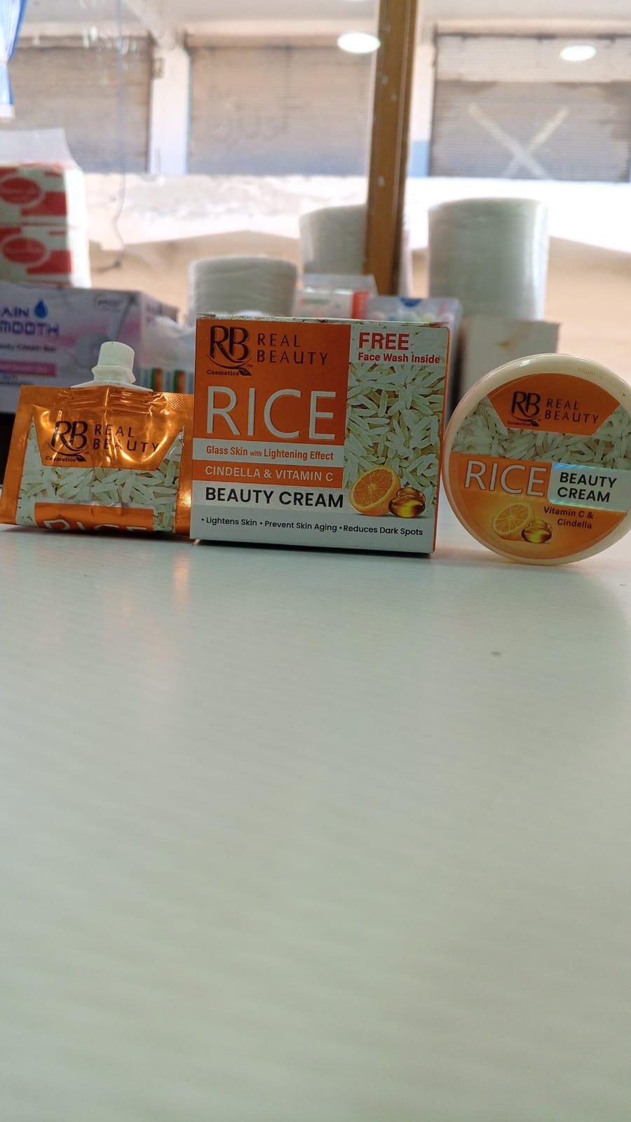 RB Rice Beauty Cream | Free Face Wash Included | Brightening & Nourishing Skincare