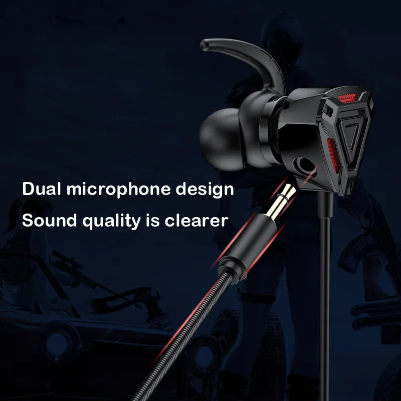 Ouve Type C Gaming Headset For Pubg Ps5 Csgo Games Wired Earphone Microphone Volume Control In Ear Headphone For Pc Gamer