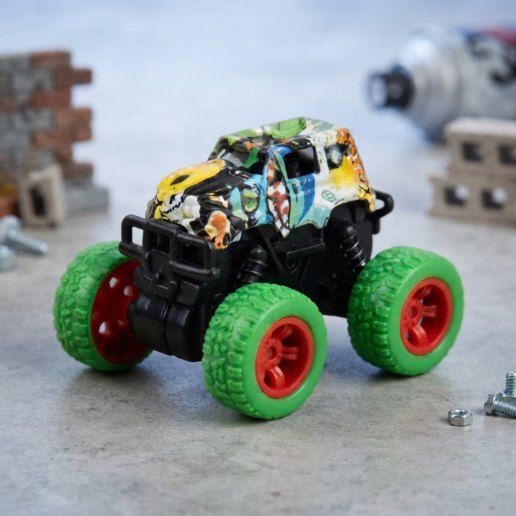 Sport 4WD Power Monster Truck Toy - Toy Accessory Designed For Entertainment And Daily Play Routine (Random Color)