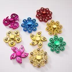 Hand Spinner Fidget Toy Stress Relief Toys Hand Spinner For Kids And Adult Fidget Spinner Metal Body Metal Balls With Box Mix Random Colours And Design