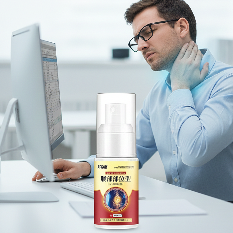 APGAR Cooling Pain Relief Gel for Back, Neck & Shoulder – Fast Acting Herbal Therapy Foam (30ml)