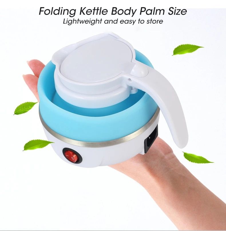 Foldable And Portable Teapot Water Heater Electric Kettle For Travel And Home Tea Pot Water Kettle Silica Gel Fast Water Boiling 600 Ml 6