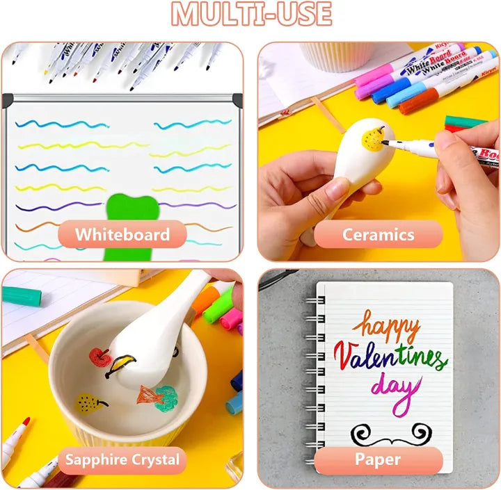 Doodle Floating Markers 8 Pcs Set Painting Drawing Marker For Kids