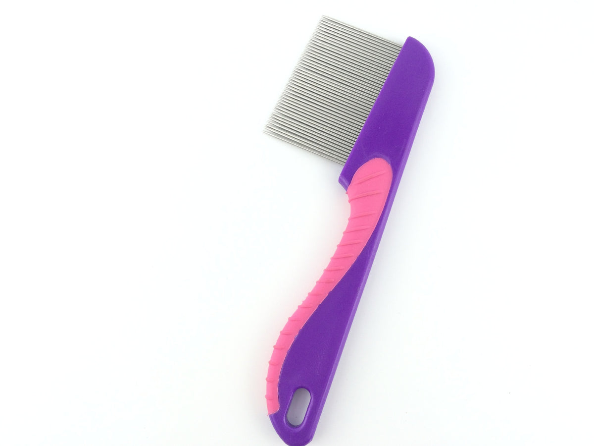 Stainless Steel Hair Comb Professional Nit Head Hair Lice Comb Long Steel Teeth Multicolor
