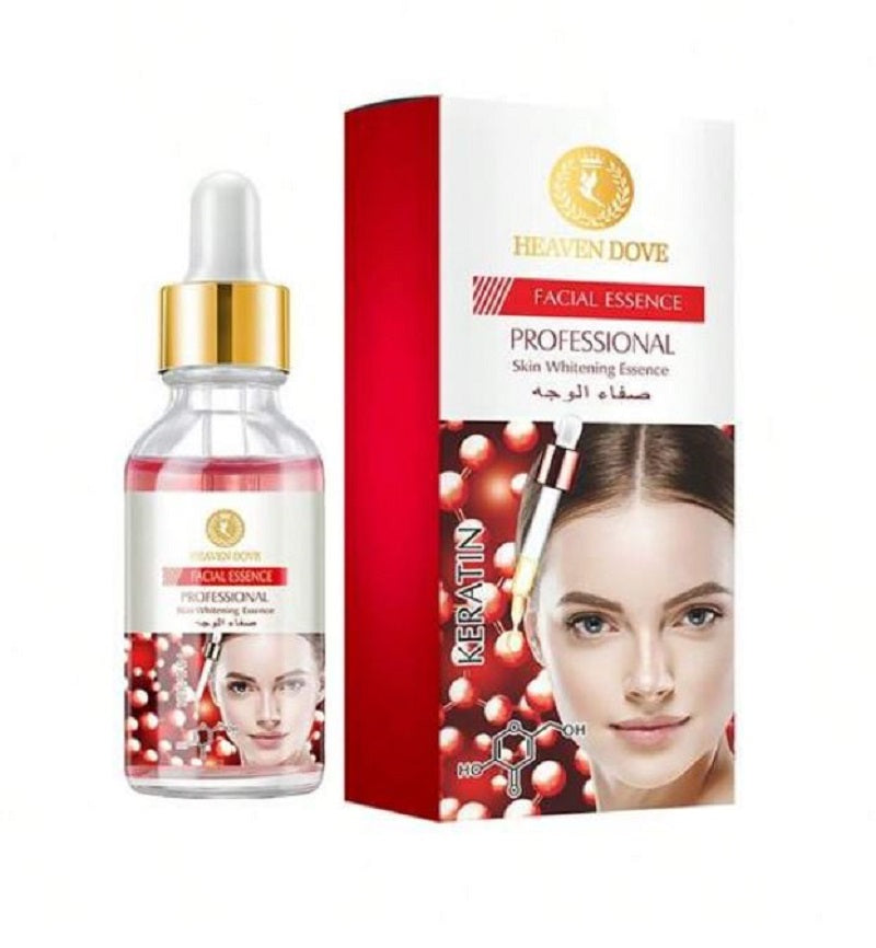 Heaven Dove Keratin Facial Essence Serum Moisturizing Brightening Special Skin Care 30 Ml