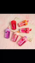 Hudamoji Juice Shaped Fruit Lip Oil 3 Pc Random Hydrating Lip Shiner With Glossy Finish