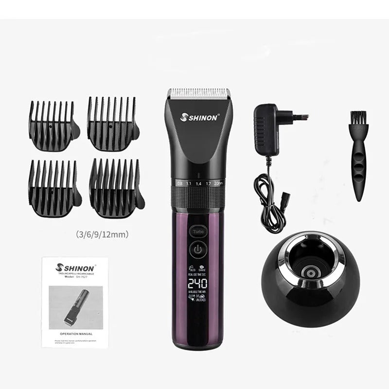 Professional Hair Tool With Digital Display 4 Adjustable Steps Bonus Setting High Quality Finish