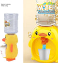 Mini Duck Water Dispenser Toy Drinking Fountain Cute Yellow Duck Design With Realistic Water Flow Eco Friendly Abs Material Battery Operated Kids Pretend Play Toy Gift With Cups For Boys And Girls Age 3