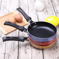 Frying Pan Mini Thick Non Stick Flat Pan Stainless Steel Pancake Fryer Kitchen Cookware