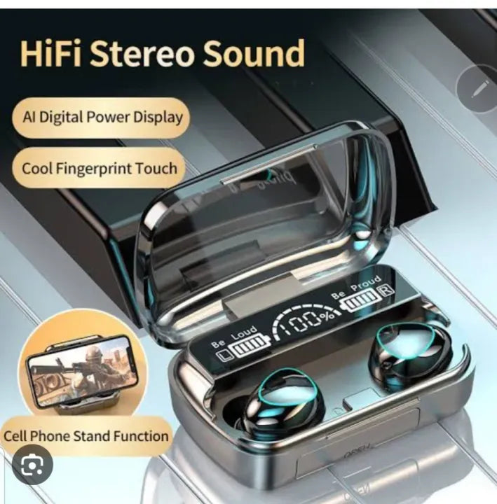 Damix Original M10 Bluetooth Earbuds Wireless Earphones With Led Display Amp Power Bank Case