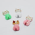 12 Pcs Cat Kitty Wall Hooks Metallic Wall Hooks For Keys Kitchen Bathroom And Home Organization Random Colors