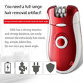 Kemei Km 3068 Rechargeable 3 In 1 Epilator Hair Removal Device For Women Electric Shaver Amp Trimmer Set With Multiple Heads Smooth Skin Care Tool For Face Arms Legs Amp Sensitive Areas