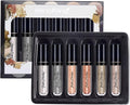 Heng Fang 6 Pcs Liquid Diamond Glitter Eyeshadows Set Waterproof Long Lasting Vibrant Colors With Lightweight Texture For Bold Amp Sparkling Eye Makeup