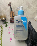 CeraVe Renewing SA Cleanser And Hydrating Cleanser with Salicylic Acid &amp; Ceramides – (237ml) - CeraVe Renewing SA Cleanser